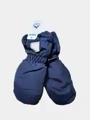 Темно-синий варежки детские непромокаемые, 4-6 лет