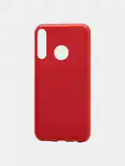 Красный чехол SC097 "Блестки" для Huawei Honor 9C