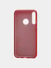 Красный чехол SC097 "Блестки" для Huawei Honor 9C