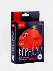 Красный набор для выращивания кристаллов - Кораллы химических опытов для детей LORI Lelu