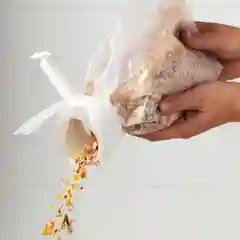 Белый зажим с широким горлышком-крышкой для хранения пищевых продуктов, пластиковый