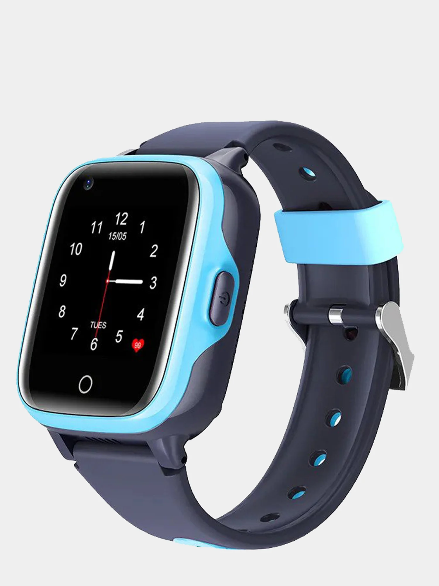 Голубой детские смарт часы Smart Baby Watch KT15 Lite 4G с видеозвонком