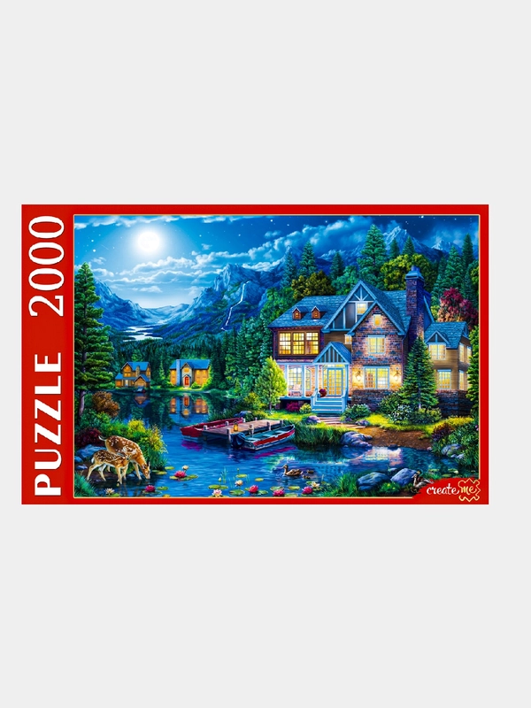 Пазлы, 2000 элементов, разные сюжеты