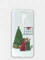 Лайм новогодний чехол Xiaomi Redmi 9, Сяоми Редми 9, с рисунком "Новый Год", 5 видов