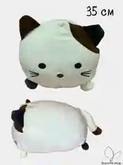 Черный мягкая игрушка "Кот-подушка"