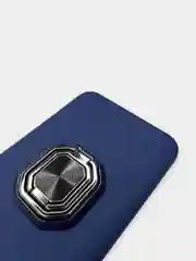 Бирюзовый чехол Huawei P Smart 2019 / Honor 10 Lite, Хонор 10лайт с металлическим кольцом подставкой