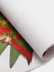 Бежевый новогодние большие наклейки на окна, стекло