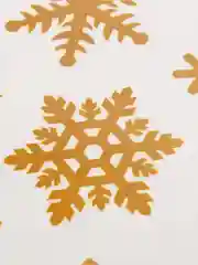 Желтый новогодние большие наклейки на окна, стекло