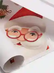 Желтый новогодние большие наклейки на окна, стекло