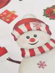 Желтый новогодние большие наклейки на окна, стекло