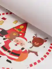 Розовый новогодние большие наклейки на окна, стекло