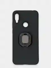 Черный чехол Honor 8A / 8A Prime / Huawei Y6 2019 / Y6 Prime 2019, с металлическим кольцом