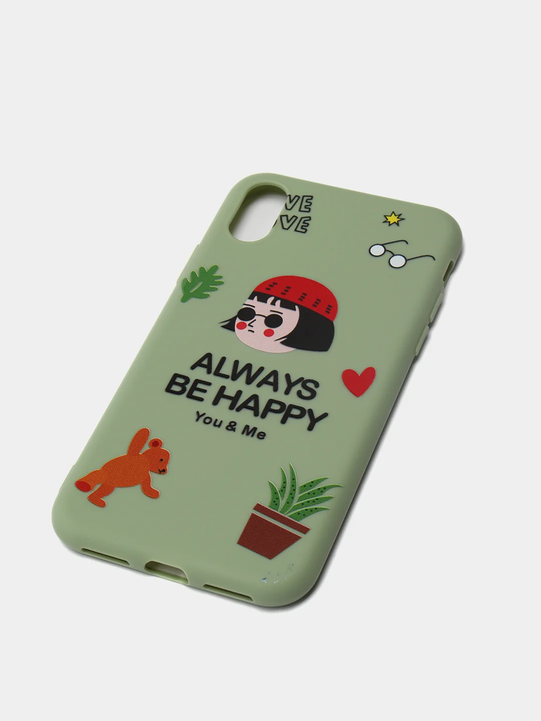 Оливковый чехол на iphone "Леон"