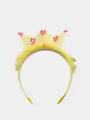 Белый ободок для девочки "Корона"