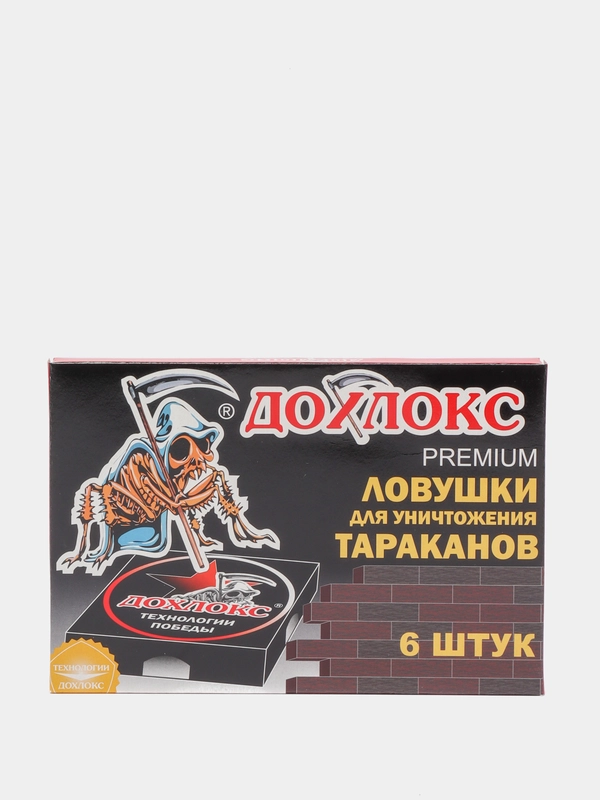 Дохлокс премиум ловушки для уничтожения тараканов 6 шт