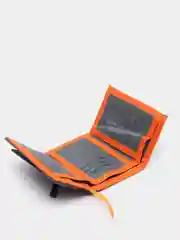 Серый спортивный кошелек на липучке