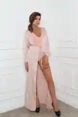 Конфетный пляжное платье-накидка
