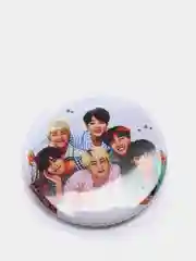 Оливковый значки BTS 37мм K-POP