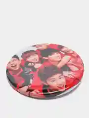 Белый значки BTS K-pop, большие 56мм, БТС