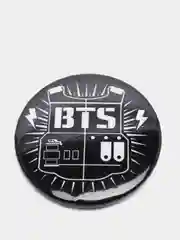 Лесной зеленый значки BTS K-pop, большие 56мм, БТС