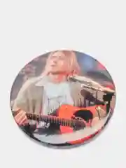 Коричневый значки Nirvana большие 56 мм, Нирвана