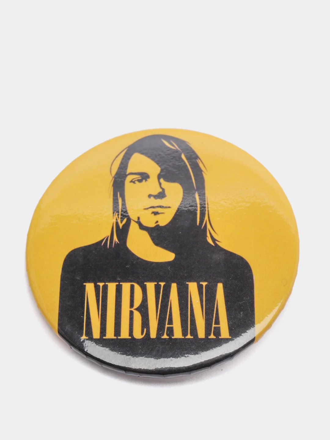 Золотой значки Nirvana большие 56 мм, Нирвана