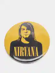 Золотой значки Nirvana большие 56 мм, Нирвана