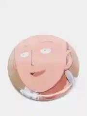 Серый значки аниме "Ванпанчмен One Punch-Man", 56 мм