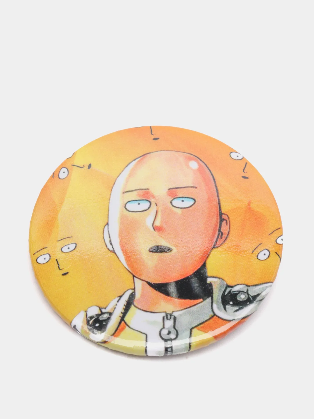 Белый значки аниме "Ванпанчмен One Punch-Man", 56 мм