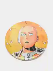 Белый значки аниме "Ванпанчмен One Punch-Man", 56 мм