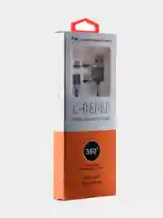 Золотой usb-кабель магнитный X-cable c коннекторами: Micro, Type-C,  Lightning