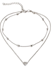 Цепь двойная Amore store "Сердце"