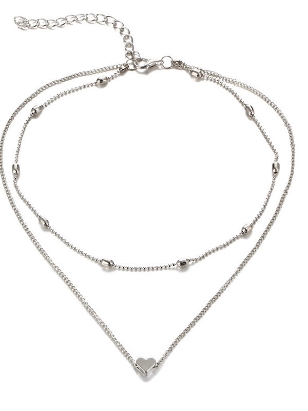 Цепь двойная Amore store "Сердце"