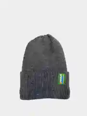 Угольный шапка вязаная бини