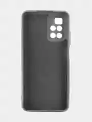 Черный чехол для Xiaomi Redmi 10 силиконовый с soft touch покрытием