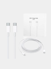 Кабель ДЛЯ БЫСТРОЙ ЗАРЯДКИ Type-C - Type-C, Кабель lightning USB-C для андроида 20W