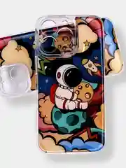 Чехол накладка с принтом "Космонавт", iPhone 13, 13 Pro