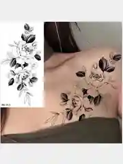 Желтый временные татуировки