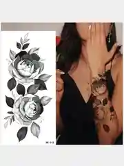 Зелёный хаки временные татуировки
