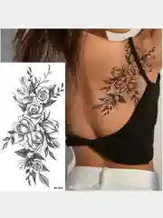 Коралловый временные татуировки