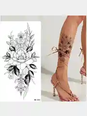 Коралловый меланж временные татуировки