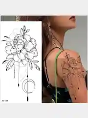 Мятный временные татуировки