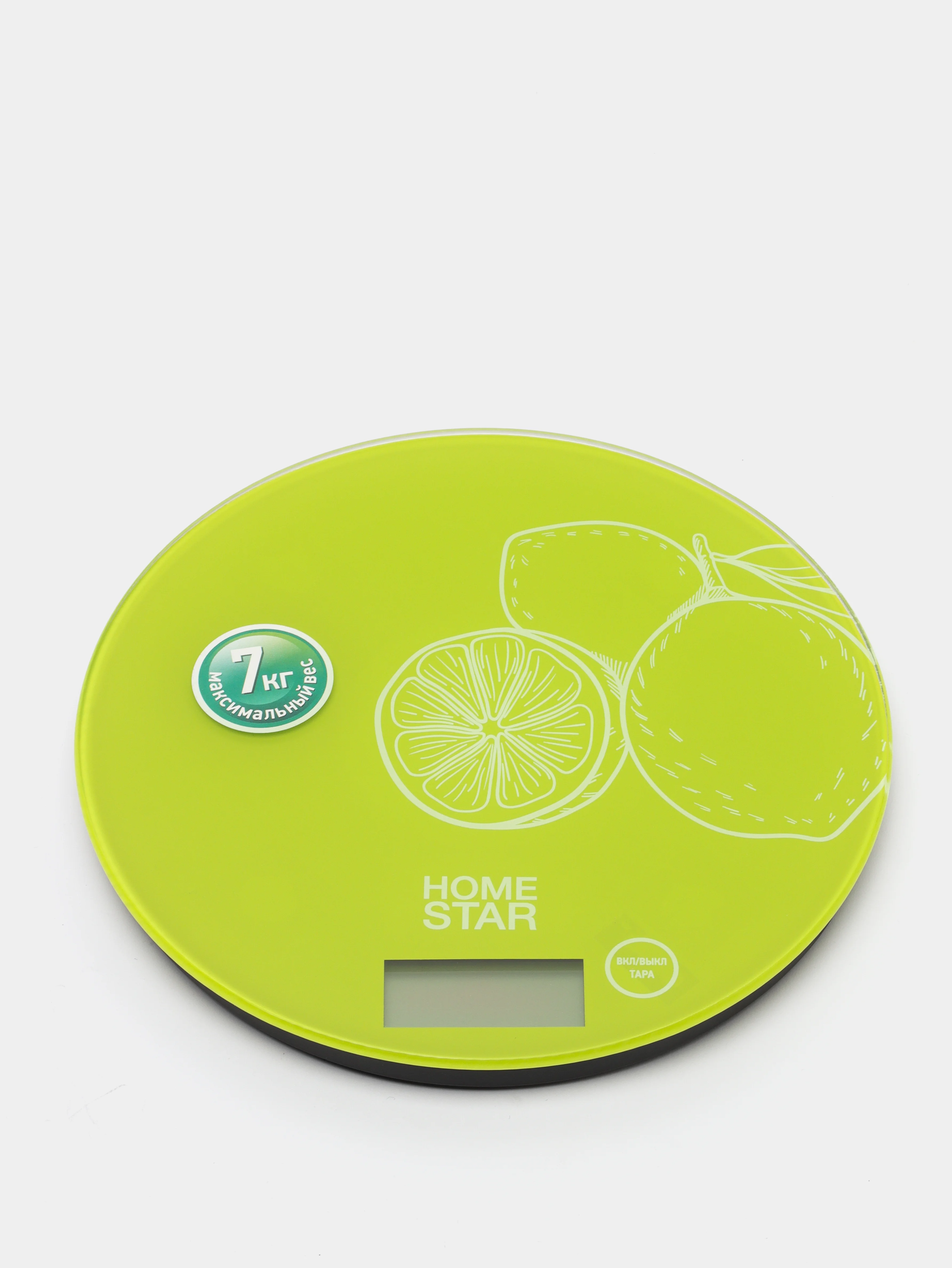Весы кухонные электронные HOMESTAR HS-3007S, 7 кг, лайм 003043