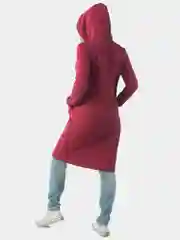Платье из футера "I understand" бордовый, KLERY
