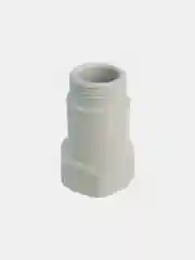 Соединение прямое г/ш 1"х3/4" белый матовый