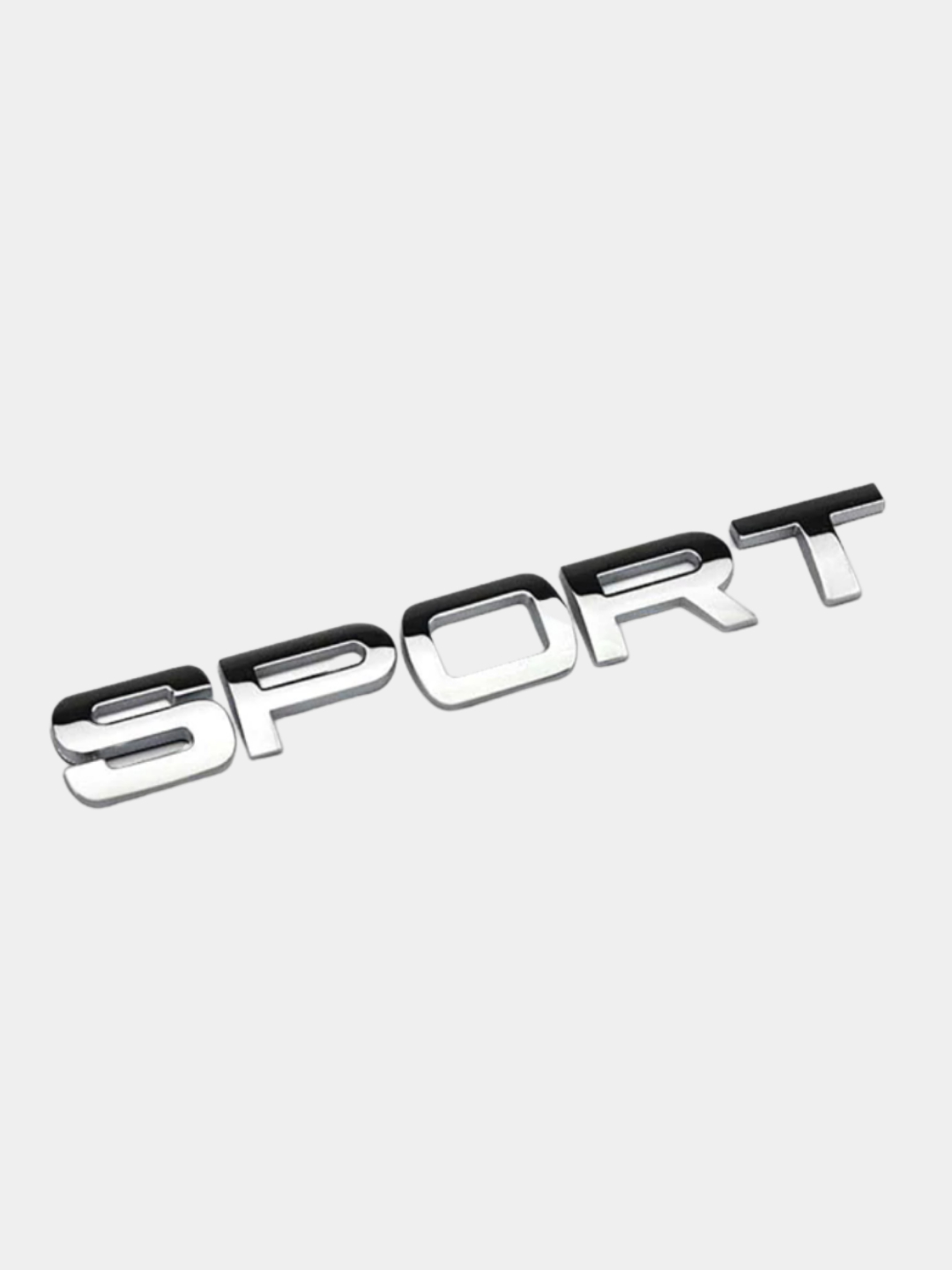 Хромированный шильдик Sport, 3D Наклейка на авто 