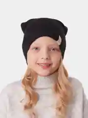 Черный шапка для девочки HiBy, бини