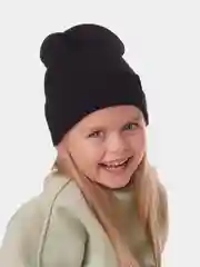 Черный шапка для девочки HiBy, бини