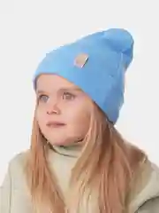 Голубой шапка для девочки HiBy, бини