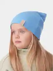 Голубой шапка для девочки HiBy, бини